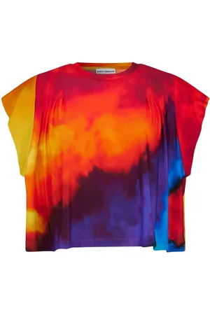 Paco rabanne T-shirt à imprimé tie dye
