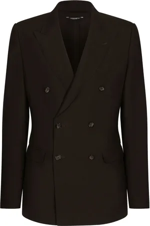 Dolce & Gabbana Blazer en lin à boutonnière croisée