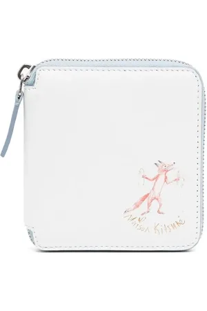 Maison Kitsuné Portefeuille à fermeture zippée
