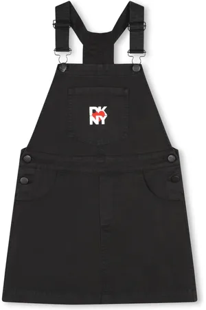 DKNY Robe-salopette à logo brodé