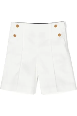VERSACE Short en coton à détail Greca