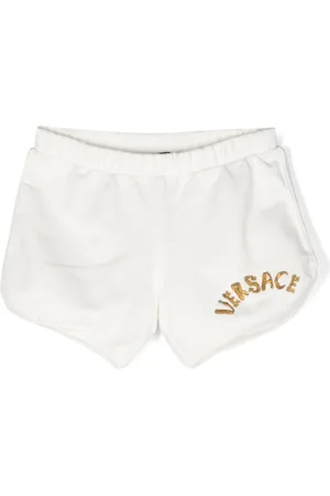 VERSACE Short court à logo brodé