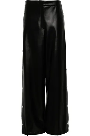 Stella McCartney Pantalon en cuir artificiel