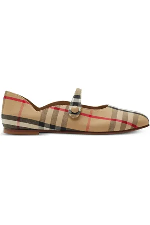 Burberry Ballerines Mary Jane à carreaux