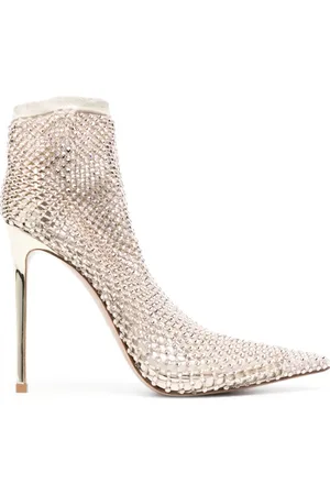 LE SILLA Bottines Gilda 120 mm à ornements en cristal