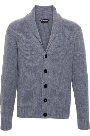 Tom Ford Cardigan nervuré à col châle