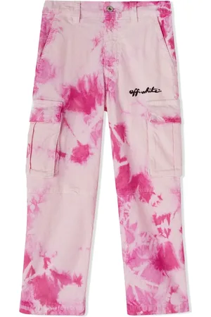 OFF-WHITE Pantalon cargo à imprimé tie-dye
