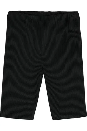 Issey Miyake Short à effet plissé