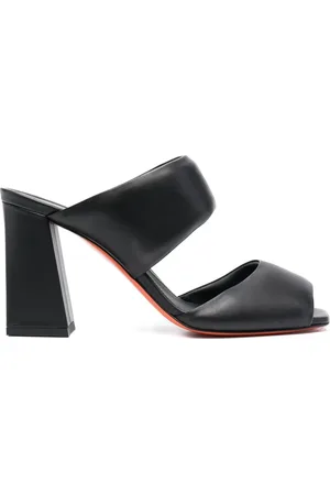 santoni Mules Cactus 105 mm à bout ouvert