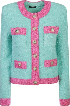Balmain Veste crop en tweed