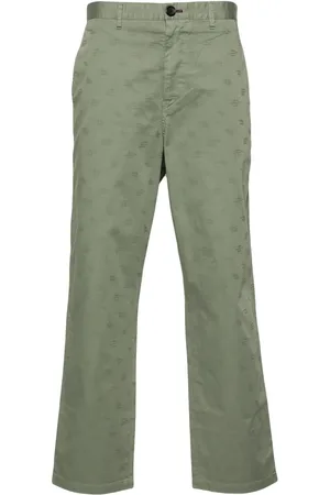 Paul Smith Pantalon droit à logo en jacquard