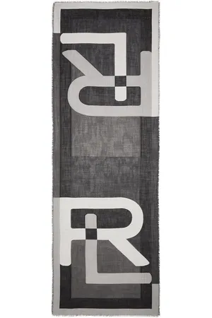 Ralph Lauren écharpe à logo en maille intarsia