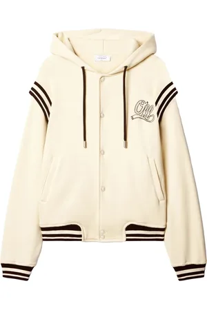 OFF-WHITE Hoodie teddy en polaire