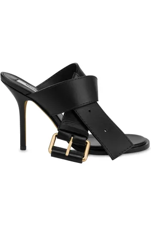 Moschino Mules à boucle décorative