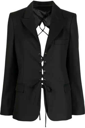 Rokh Blazer lacé à dos ouvert