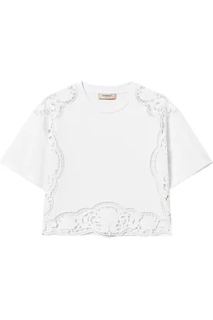 Twin-Set Blouse à broderie anglaise