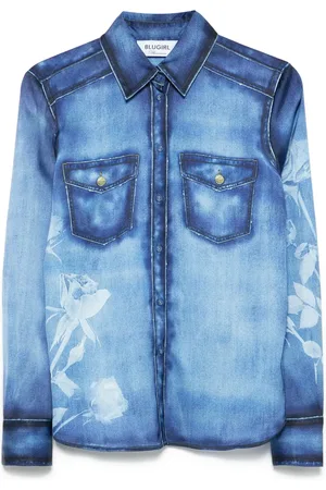 Blugirl Chemise à imprimé jean