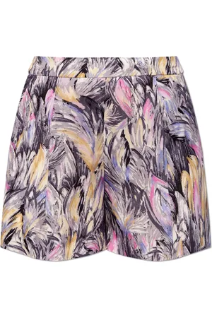 Balmain Short taille-haute à imprimé abstrait