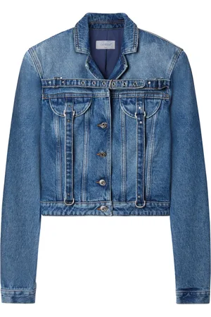 OFF-WHITE Veste en jean à détail de ceinture