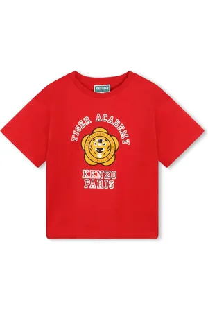 Kenzo T-shirt en coton à logo imprimé