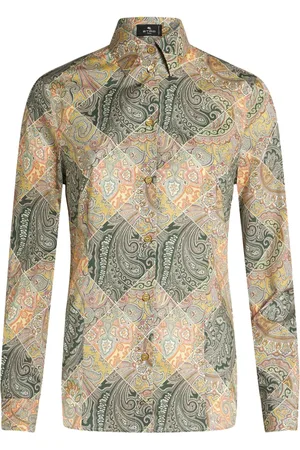 Etro Chemise en popeline à imprimé patchwork