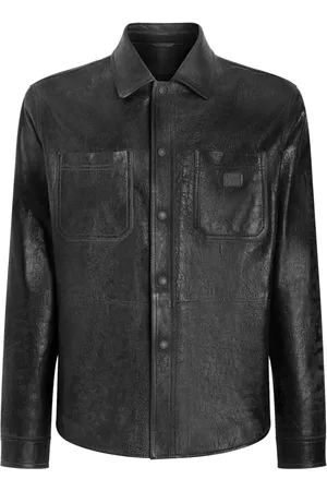 Dolce & Gabbana Chemise en cuir