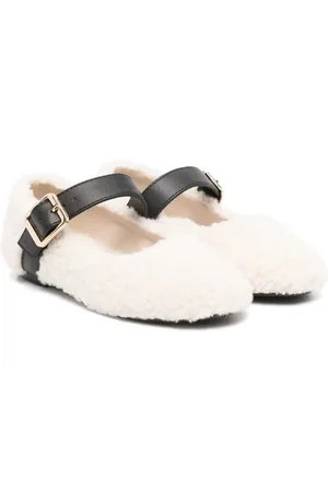 Stella McCartney Ballerines en peau lainée artificielle