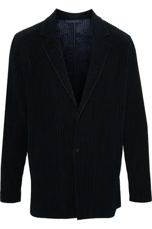 Issey Miyake Blazer plissé à simple boutonnage