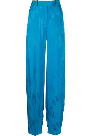 The Attico Pantalon ample Jagger à motif monogrammé