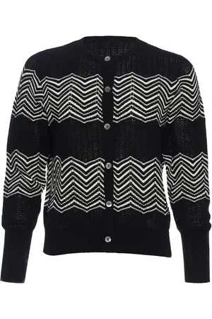 ERES Cardigan Club à motif de chevrons