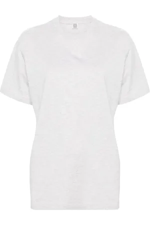 Totême T-shirt à design chiné