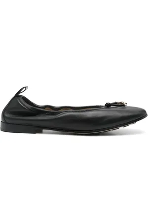Giorgio Armani Ballerines en cuir à logo embossé