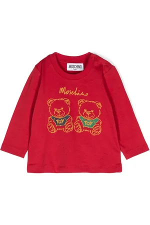 Moschino T-shirt en coton à logo pailleté