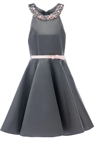 Tulleen Robe courte ornée de perles