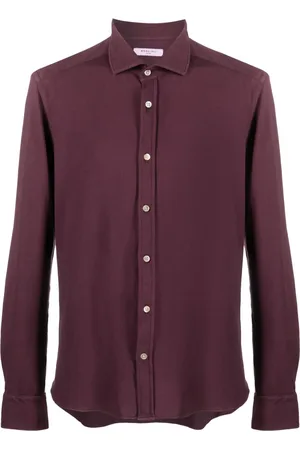 Boglioli Chemise en coton à manches longues