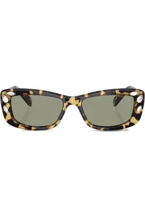 Swarovski Lunettes de soleil à monture rectangulaire