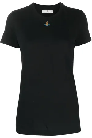 Vivienne Westwood T-shirt en coton à logo brodé