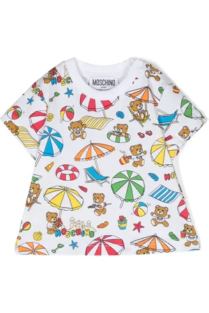 Moschino T-shirt en coton à motif Teddy Bear