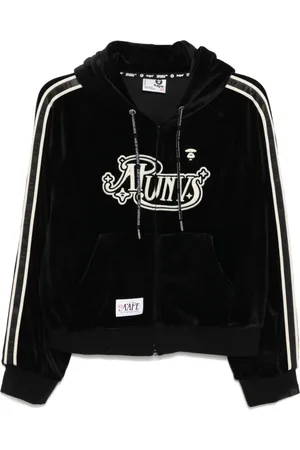 A Bathing Ape Veste brodée à capuche