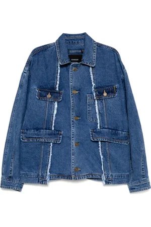 SONGZIO Veste en jean à design asymétrique