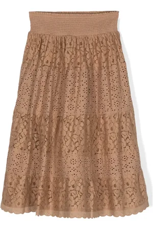 Twin-Set Robe à fleurs en dentelle