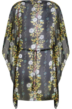 Etro Robe-caftan à fleurs