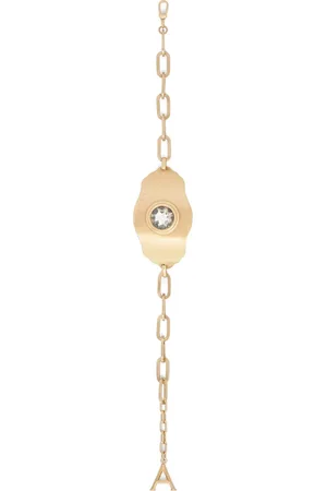 AREA Collier ras-du-cou Crystal Chain Plate