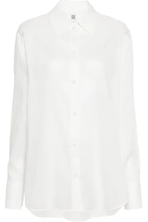 Totême Chemise en coton à manches longues