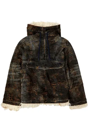 Diesel Veste en jean D-ARAK-FSF à fini enduit