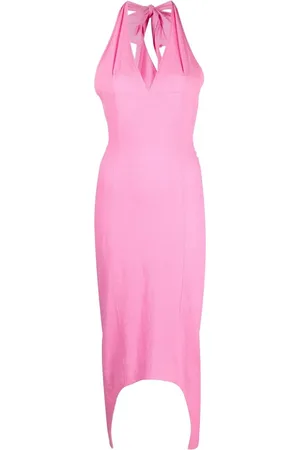Patou Robe asymétrique à dos-nu
