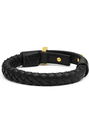 VERSACE Bracelet Lunar New Year en cuir tressé