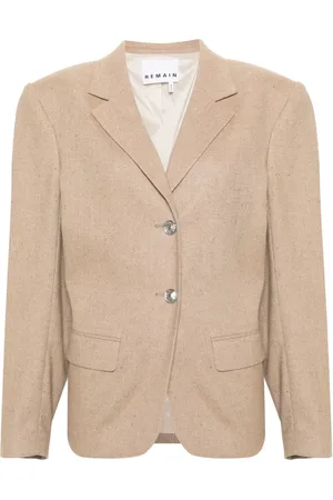 REMAIN Blazer à détail plissé