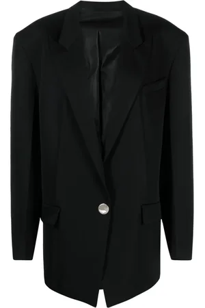 The Attico Blazer Glen en laine vierge
