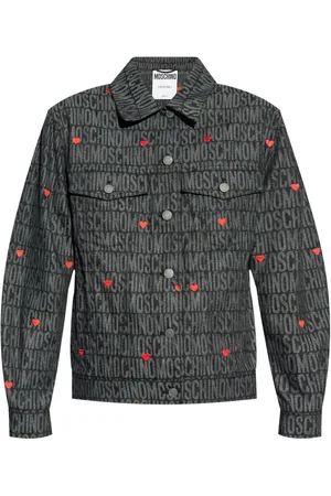 Moschino Veste à logo en jacquard
